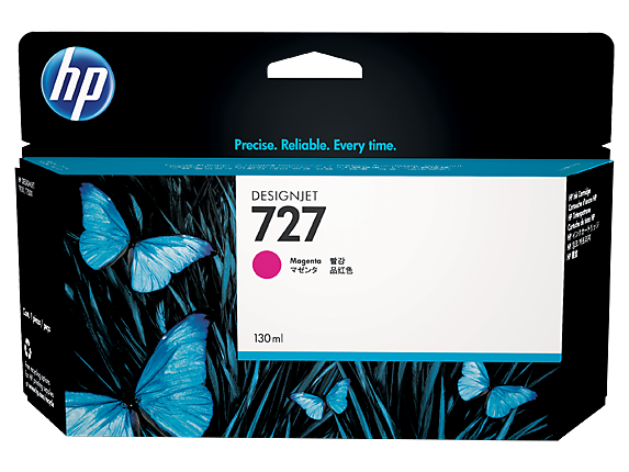 HP 727 130-ml Magenta DesignJet Ink Cartridge