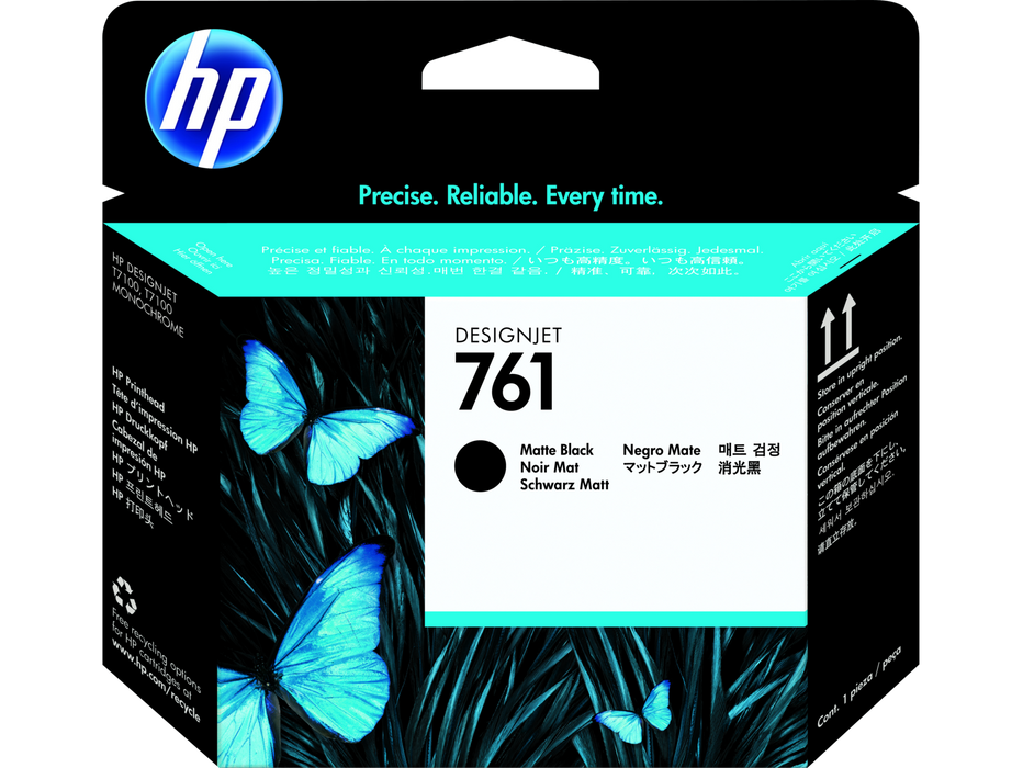 HP 761 Matte Black/Matte Black DesignJet Printhead