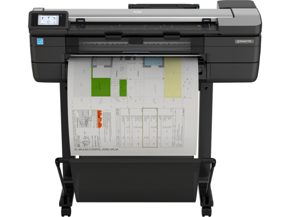HP DesignJet T830 Large Format Multifunction Wireless Plotter Printer - 24", with Mobile Printing (F9A28D)